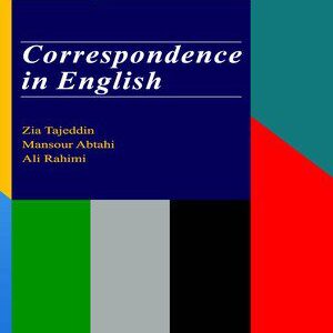 کتاب 
            Correspondence in English