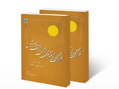 فرهنگ بازیافته‌های ادبی از متون پیشین (جلد 2) رضا اشرف زاده
