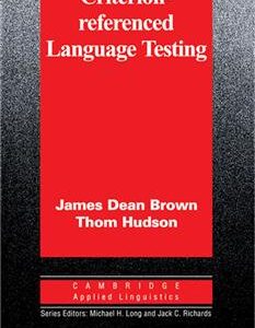 کتاب Criterion-Referenced Language Testing