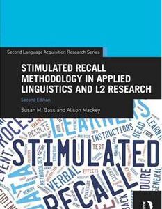 کتاب Stimulated Recall Methodology in Applied Linguistics