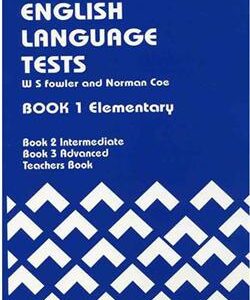 کتاب Nelson English language tests: book 1